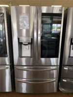28 cu ft. Smart InstaView Door-in-Door Double Freezer Refrigerator with Craft Ice - Image 2