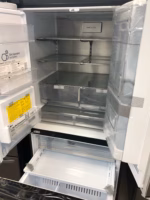 27 cu. ft. Large Capacity 3-Door French Door Refrigerator with External Water & Ice Dispenser in Stainless Steel - Image 3