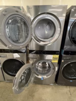 Single Unit Front Load LG WashTower with Center Control 4.5 cu. ft. Washer and 7.4 cu. ft. Gas Dryer - Image 2