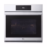 LG STUDIO 4.7 cu. ft. Smart  InstaView Electric Single Built-In Wall Oven with Air Fry & Steam Sous Vide